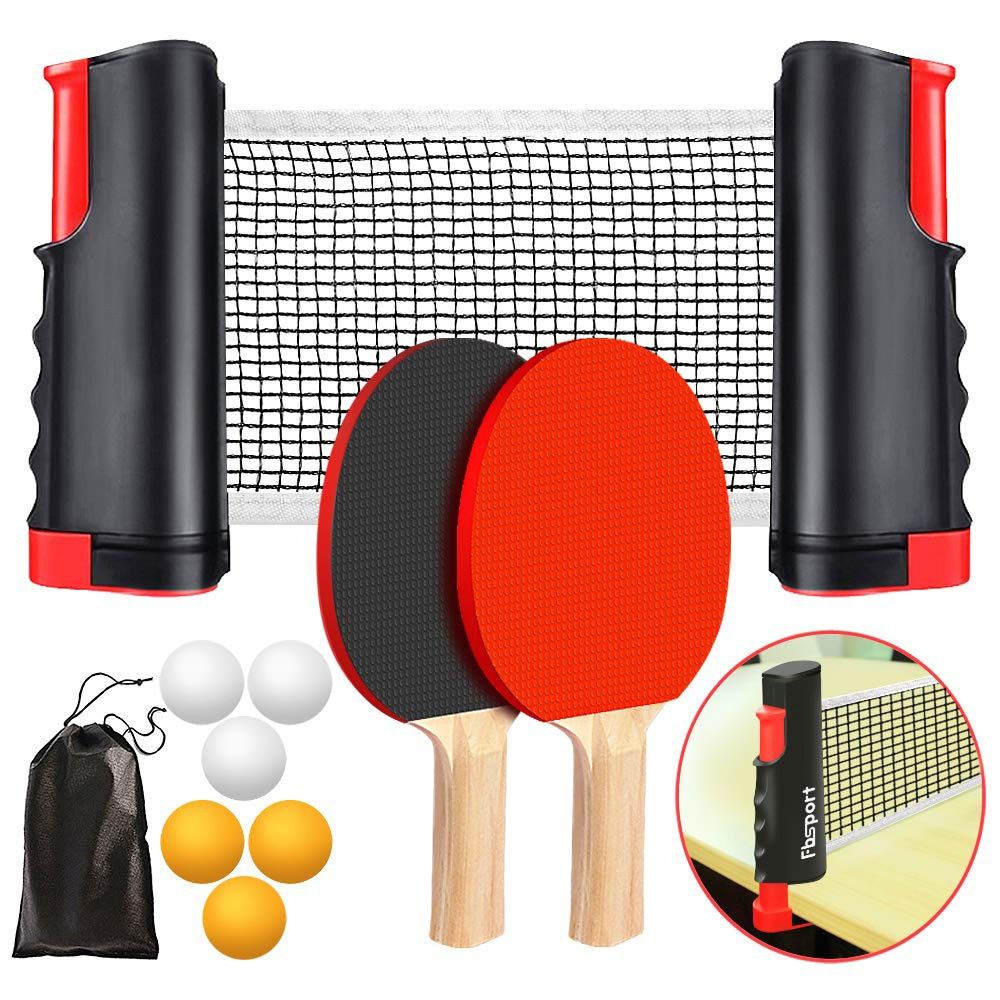 Table Tennis Online - 折りたたみ式ネット ピンポンネットフレームセット キャリーバッグ付属 完全なアクセサリー テーブルテニスセット 簡単なセットアップデザイン