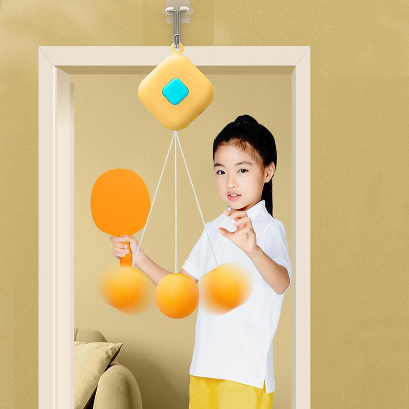 Table Tennis Kids - 卓球練習トレーナー、屋内キッズドアポンゲーム、卓球エクササイザー、家庭や学校向けのスクエアトレーナー