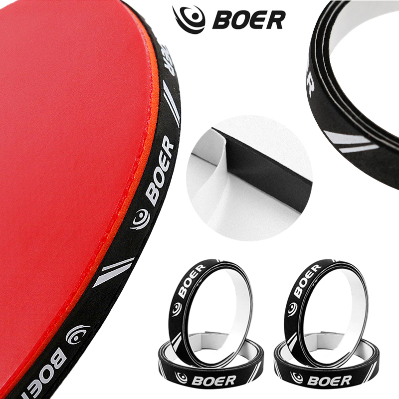 Table Tennis Barrier - 自己粘着スポンジエッジテープ卓球ラケットエッジガード厚みのある衝突防止拡張された卓球バットサイドプロテクターストリップ