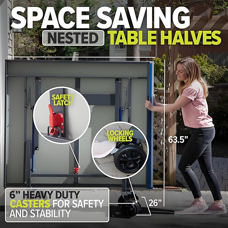 プロ品質競技用卓球台 工場価格 全天候型屋内外兼用 折りたた - Table Tennis Net Price のレビューと価格