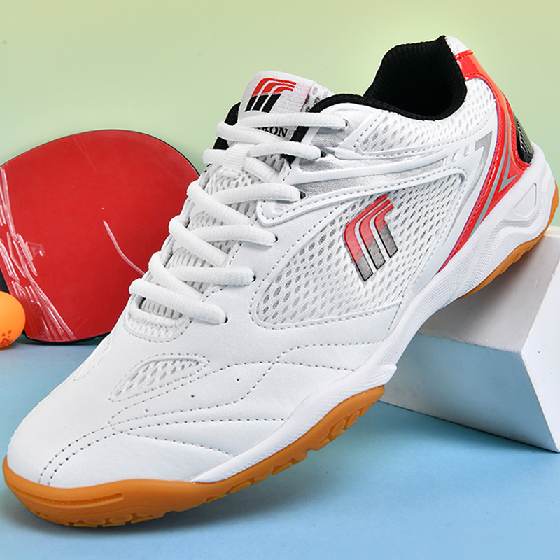 新しい男性と女性の卓球シューズ軽量通気性テニスシューズカップ - Table Tennis Online のレビューと価格
