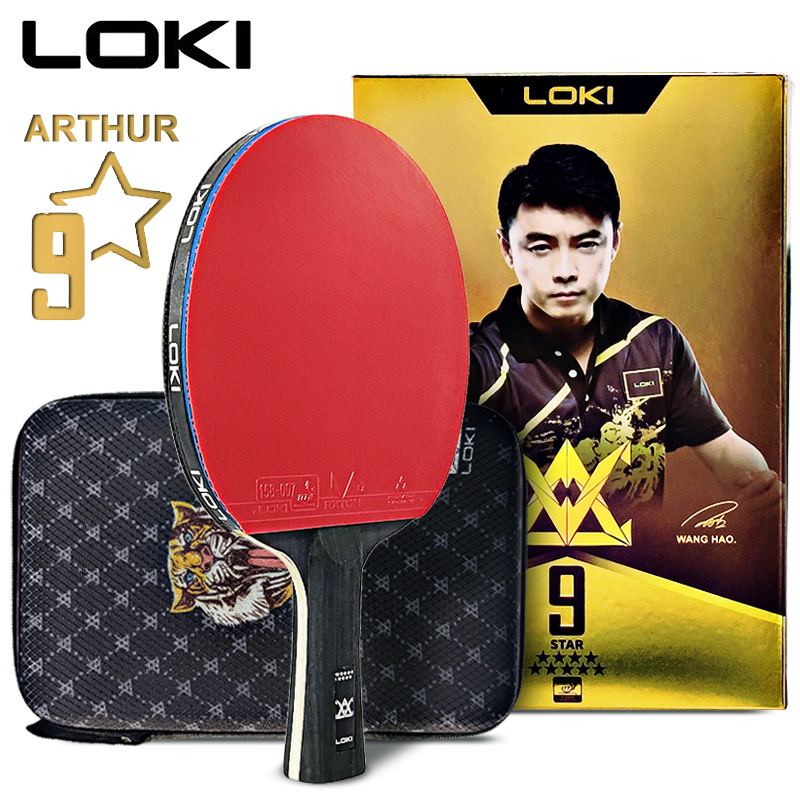 LOKI ARTHUR 9 スター卓球ラケット カーボン攻撃 - Table Tennis Xiom のレビューと価格