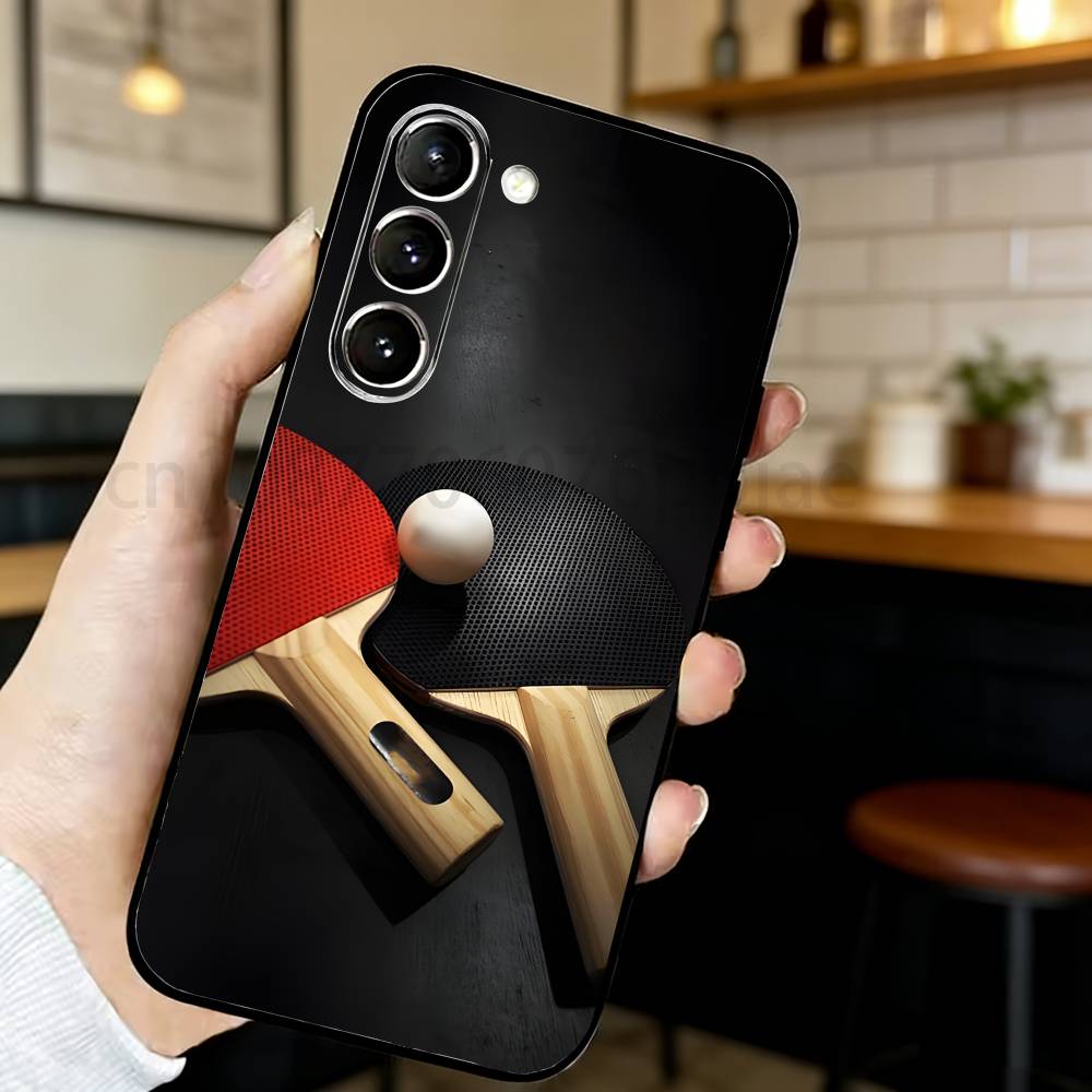 卓球ラケットピンポン電話ケースサムスン S20、21、22、 - Table Tennis Animation のレビューと価格