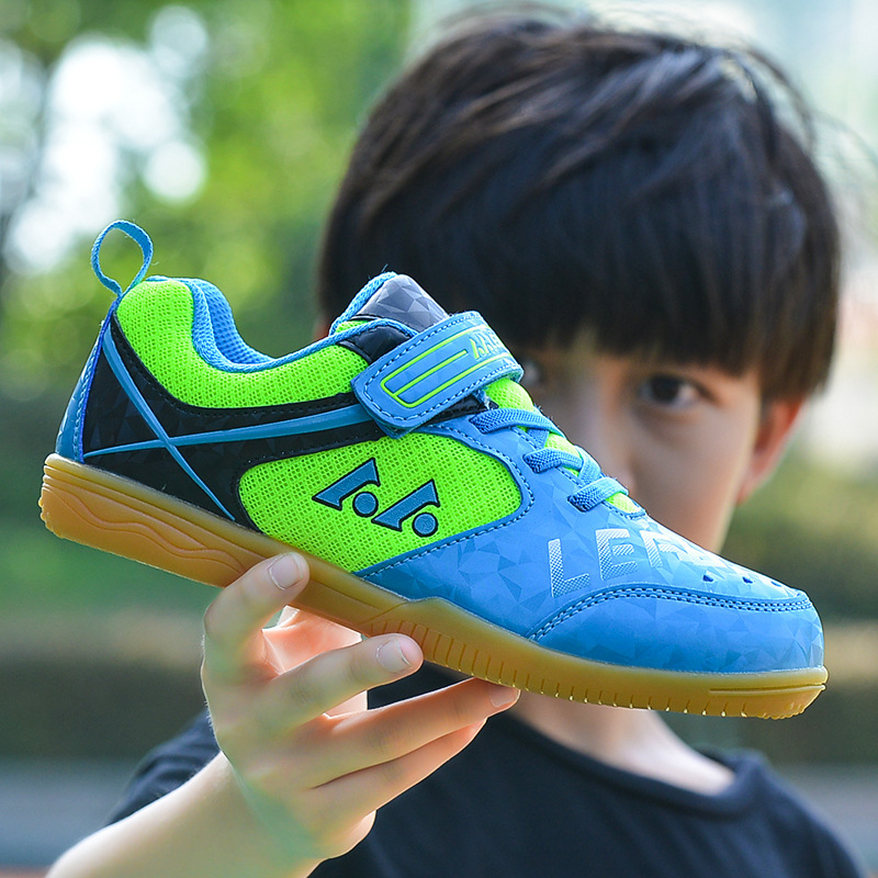 2025年 キッズ卓球シューズ 男女兼用 滑り止めバドミント - Table Tennis Kids のレビューと価格