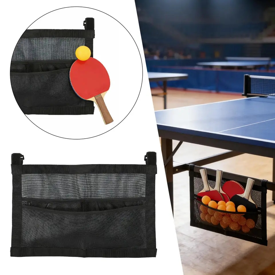 新しいメッシュ卓球ボールホルダー大容量バッグ卓球ボールオーガ - Table Tennis Barrier のレビューと価格